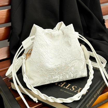 Elegante Satin Zughandtasche