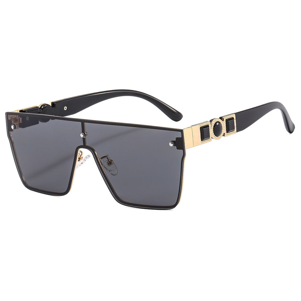 Damen oversized transparente Sonnenbrille mit modischem Rahmen Brehn