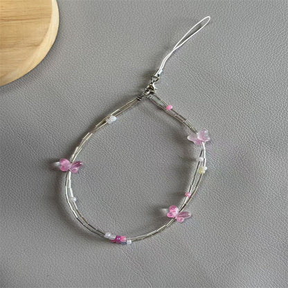 Dekorativer Schmetterlings Charm Brillenband Brehn