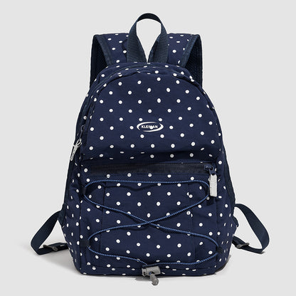 Trendy gepunkteter lässiger Rucksack Brehn