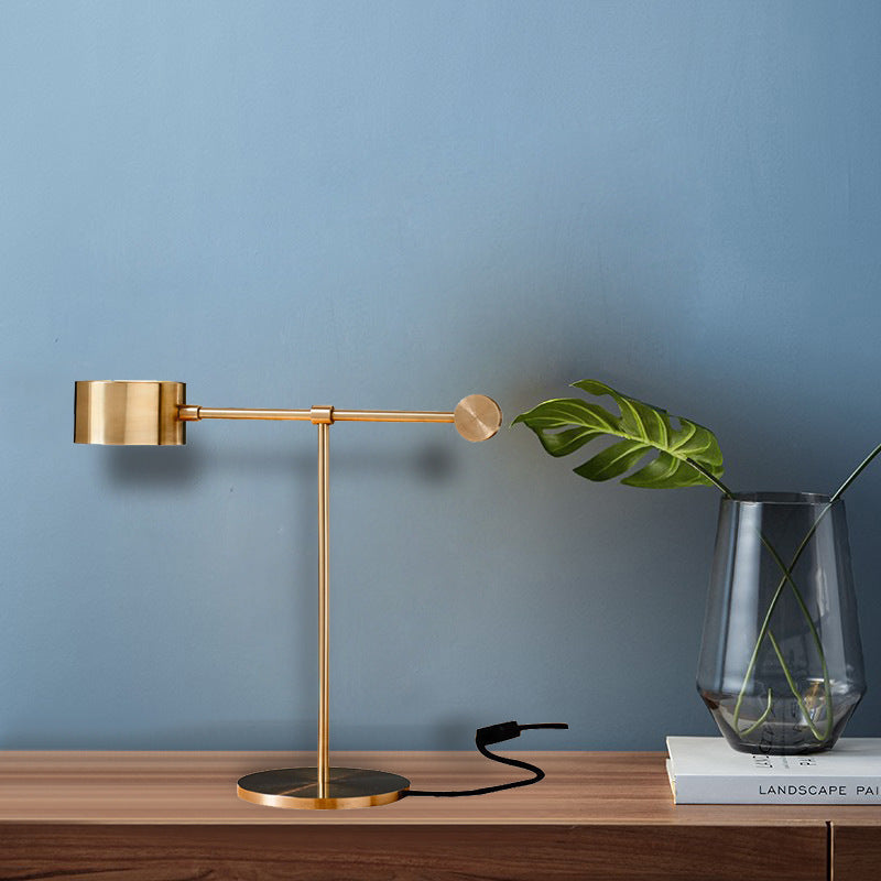 Verstellbare Messing Tischlampe