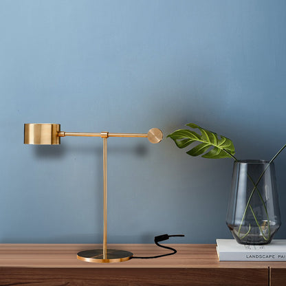 Verstellbare Messing Tischlampe