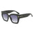 Moderne Übergroße Quadratische Sonnenbrille Brehn