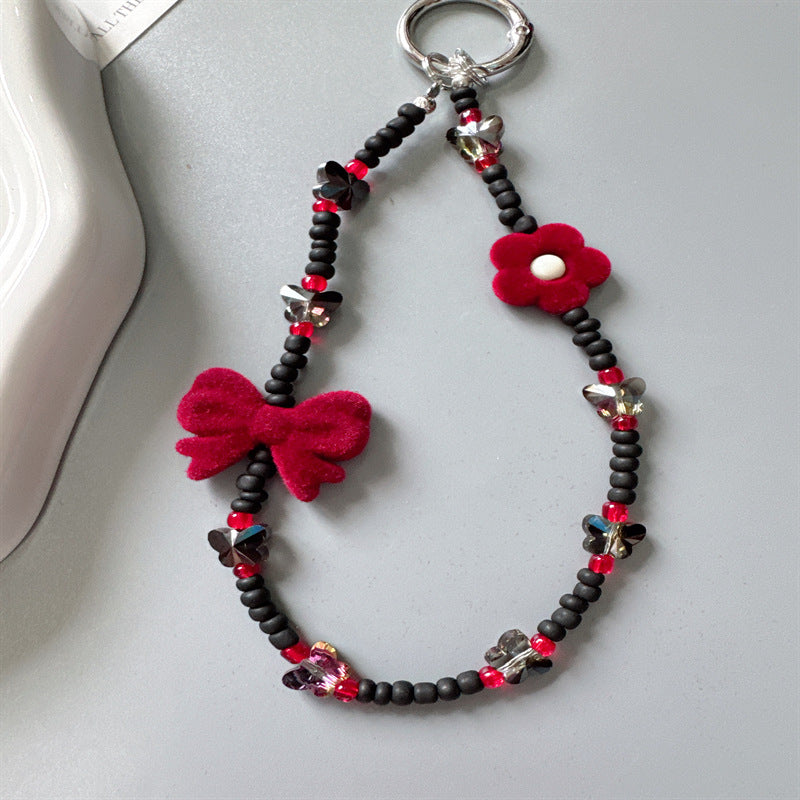 Niedliche Perlen Charme Handy Strap Brehn