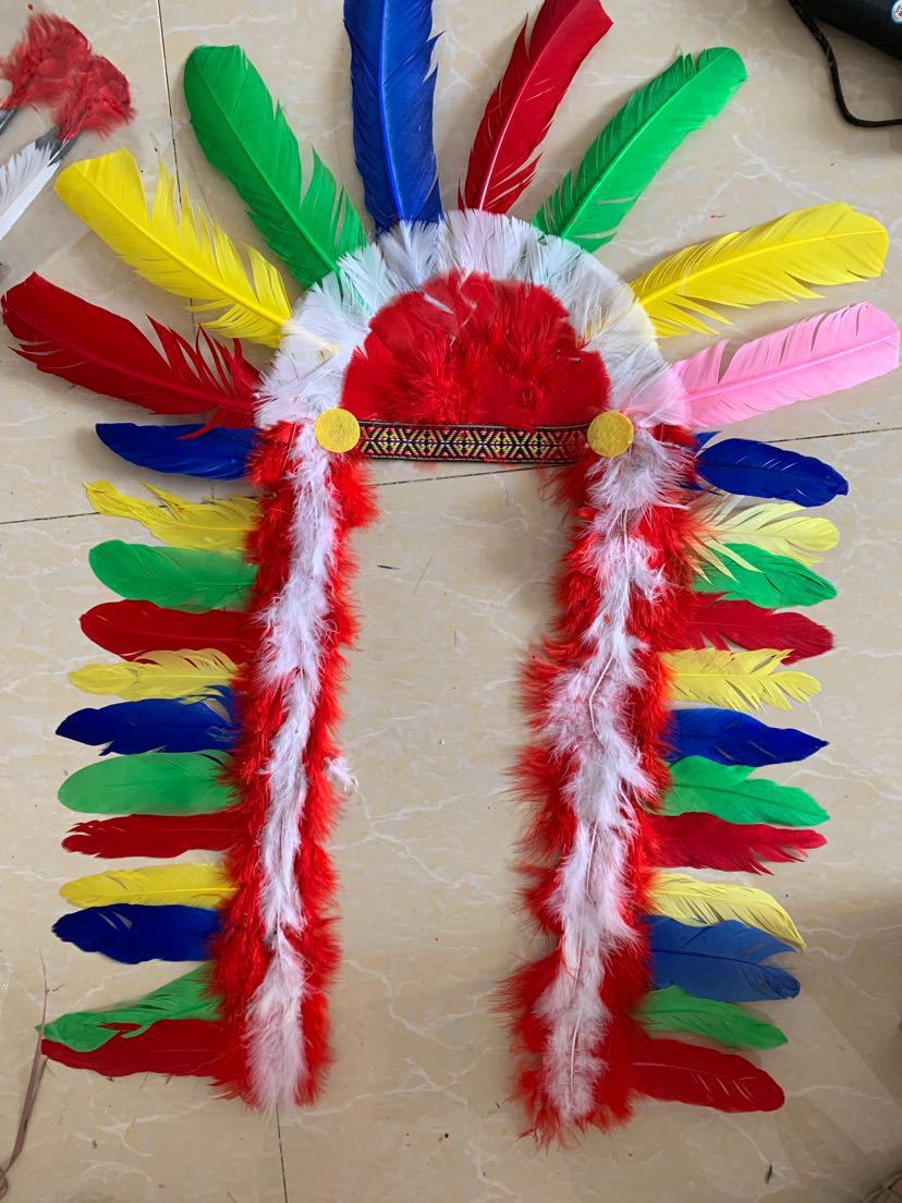 Indianischer Federkopfschmuck