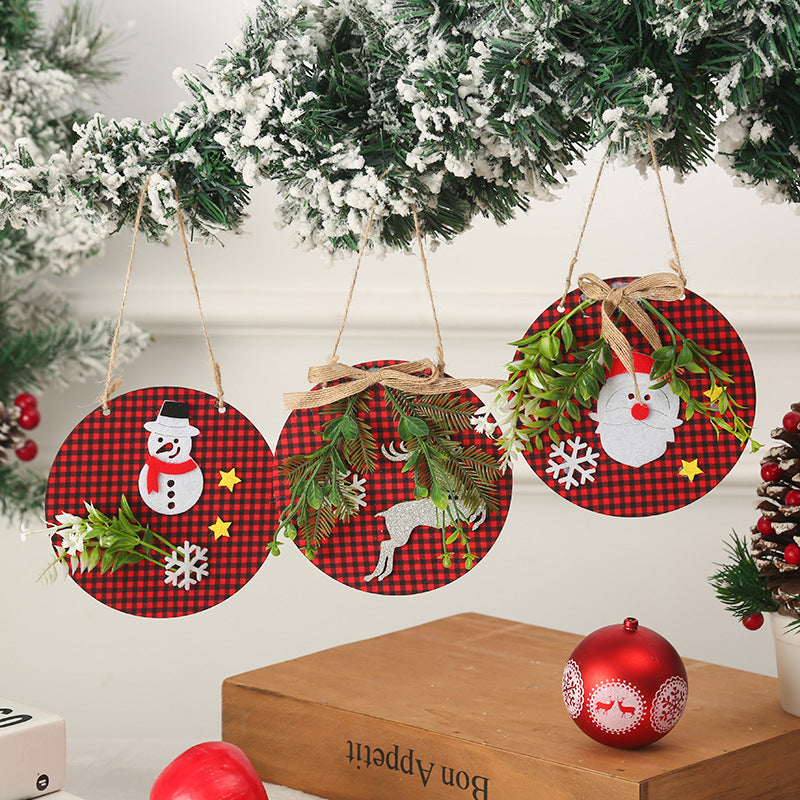 Dekorative Weihnachtsanhänger mit Schneemann-Motiv Brehn