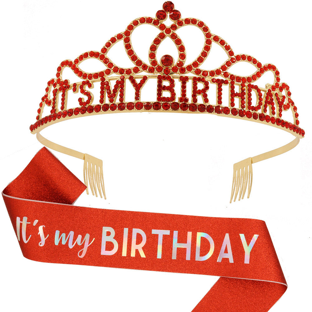 Damen Glitzernde Geburtstagshaarreifen Brehn