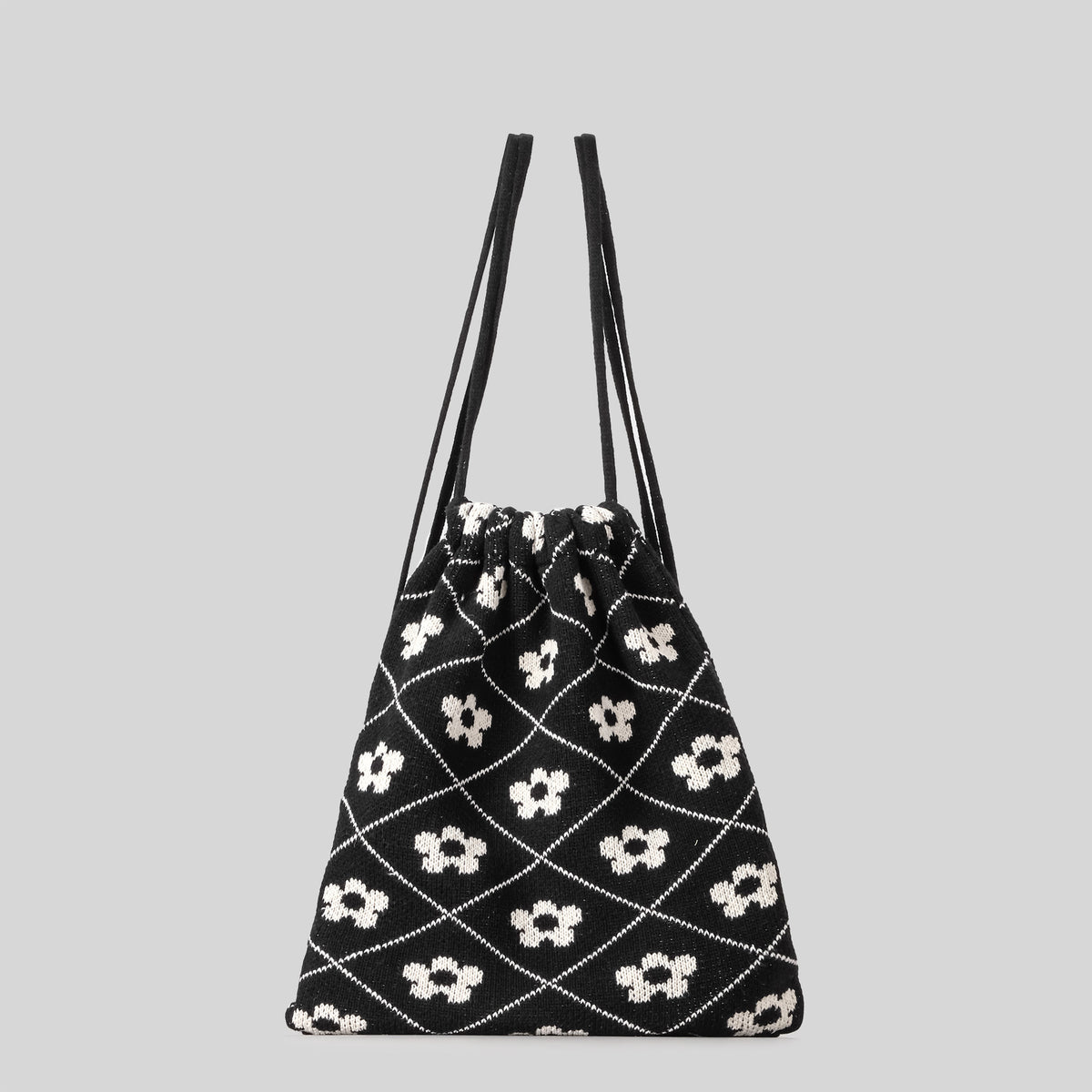 Leichte gestreifte Häkel-Tasche