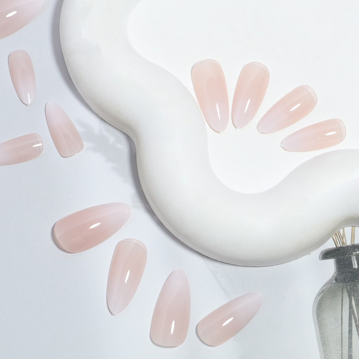 DIY natürliche falsche Fingernagelspitzen Brehn