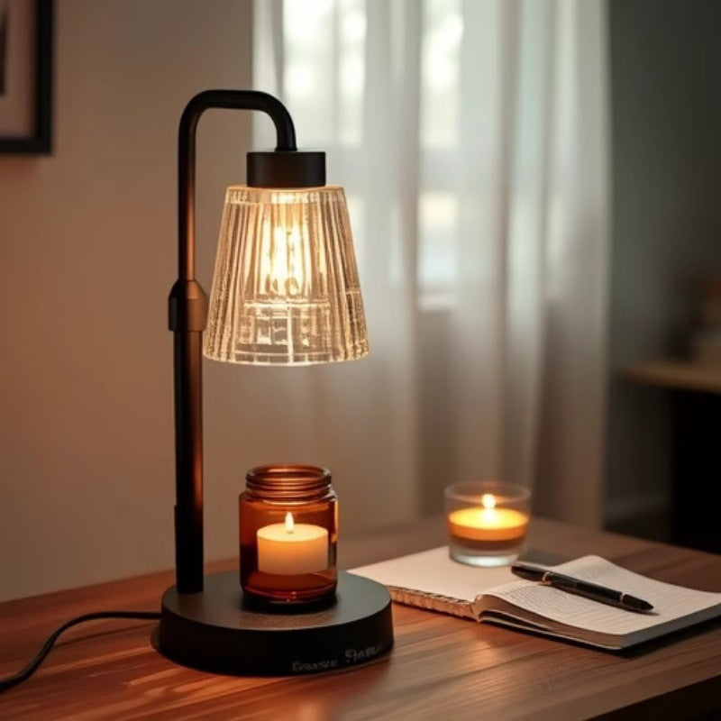 Dekorativer Tischlampen mit Kerzenhalter