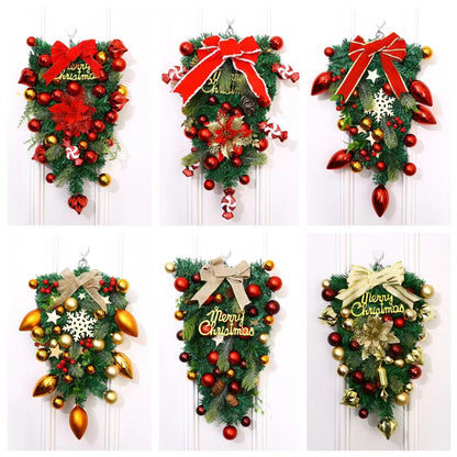 Festliche Weihnachtskranz Dekoration Brehn