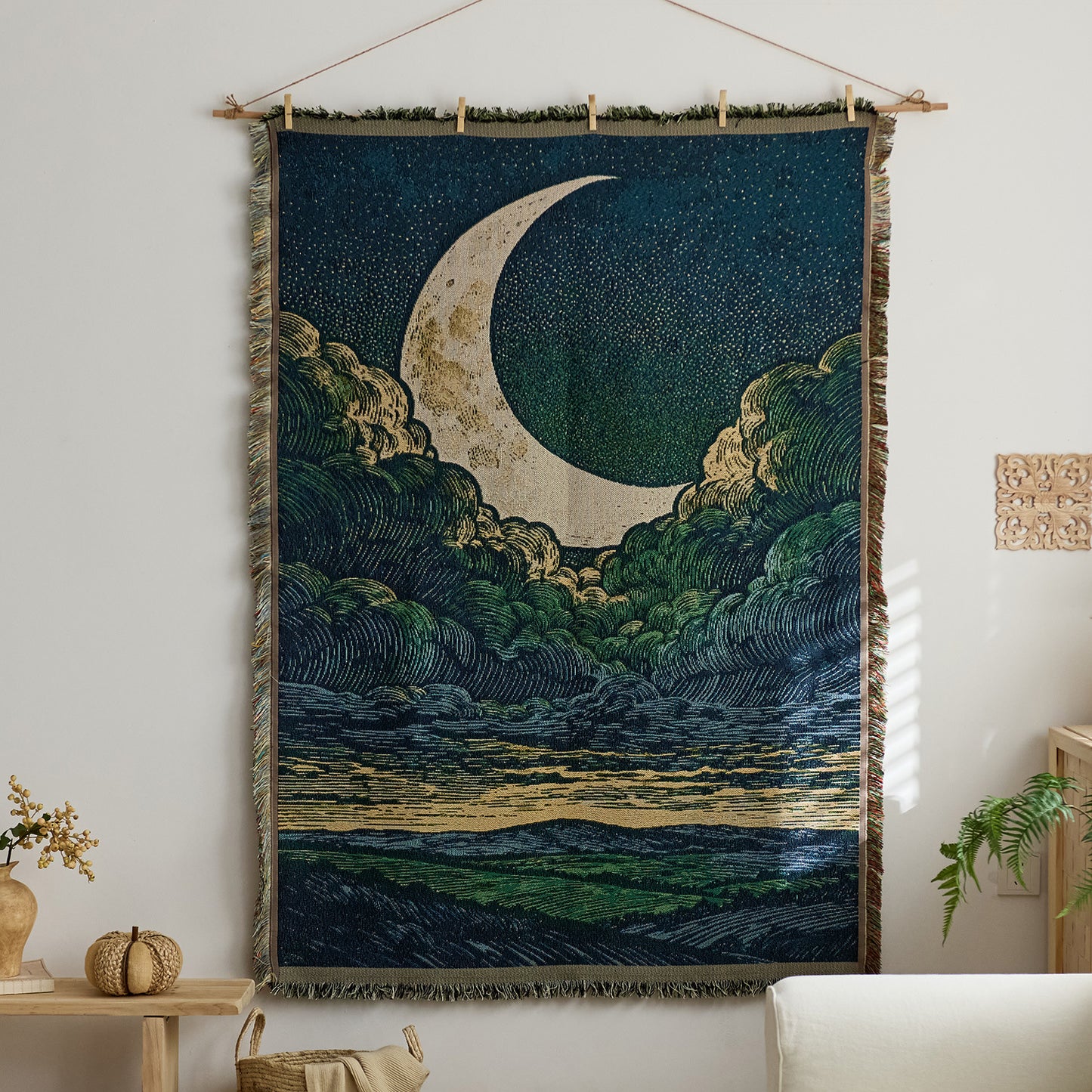 Künstlerisches Wandteppichwandbehang
