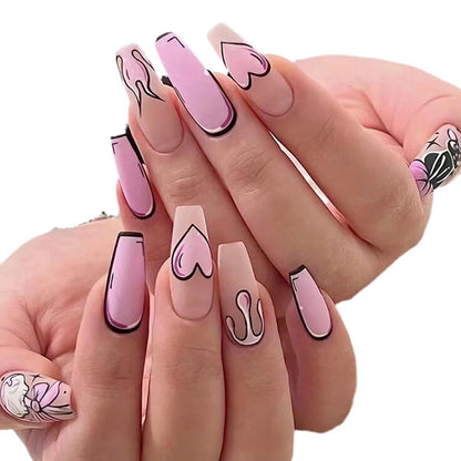 Künstlerische Acrylnagelerweiterungen