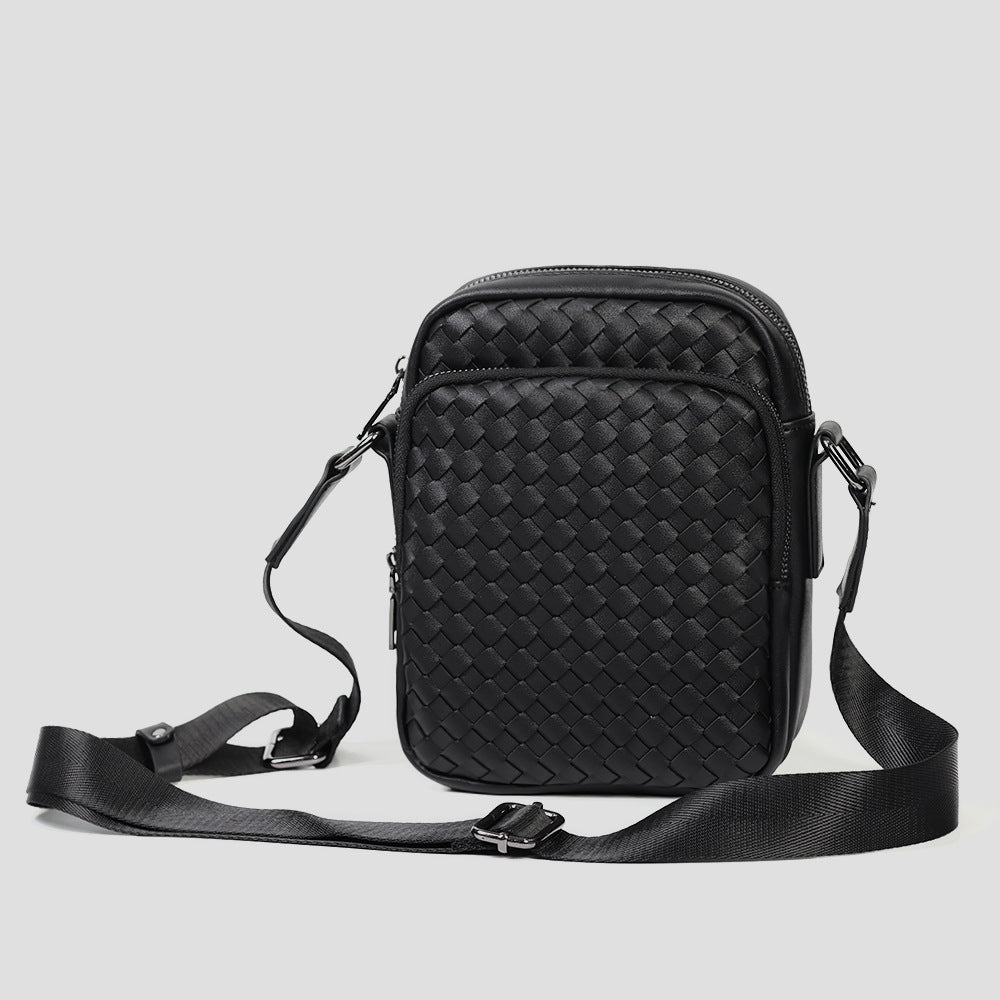Praktische Crossbody-Tasche mit Geflochtenem Design Brehn