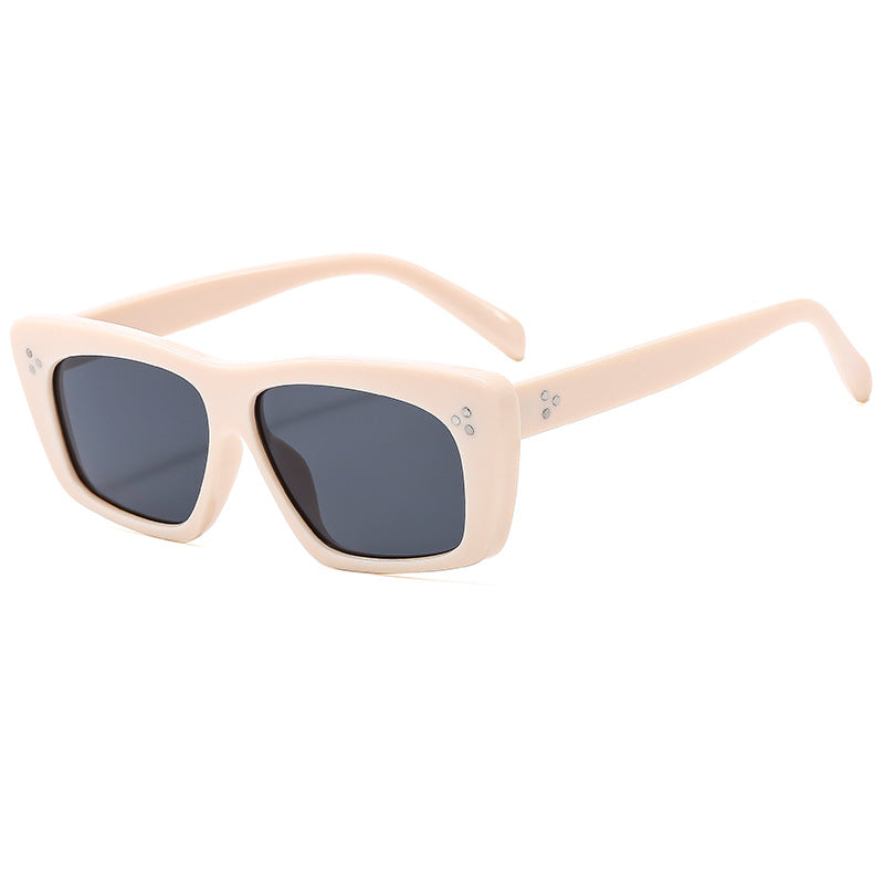 Damen quadratische Sonnenbrille mit modernem Design und polarisierenden Gläsern Brehn