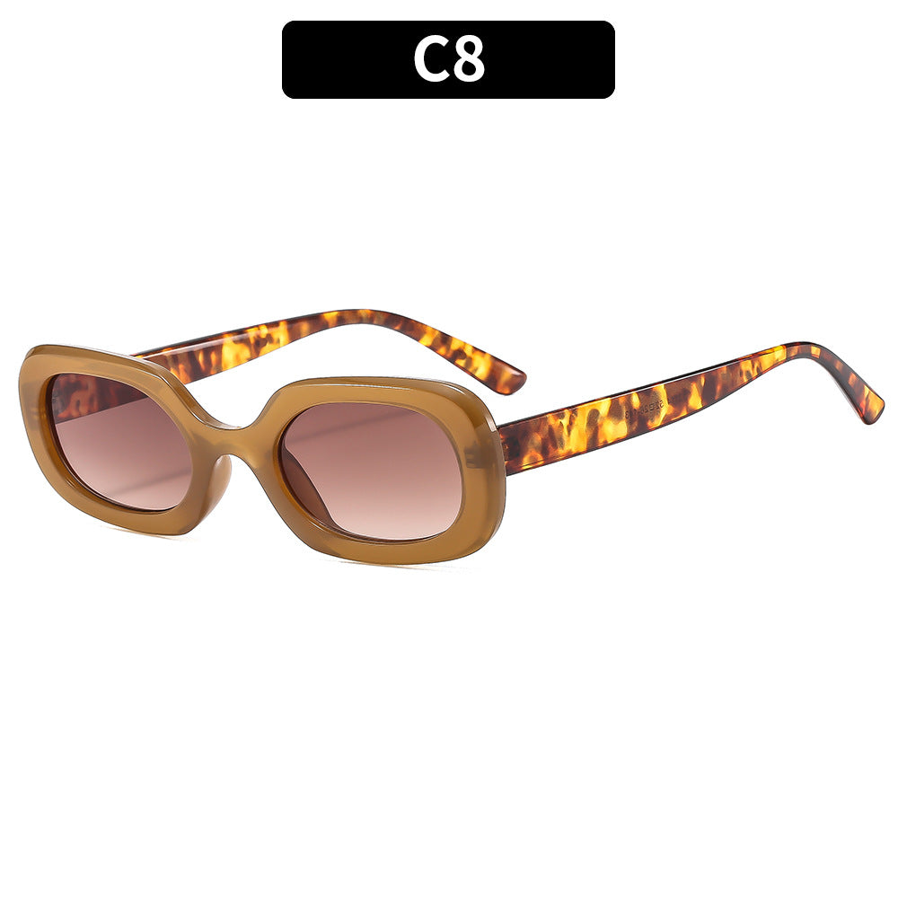 Alltags Oversized Fashion Quadratische Sonnenbrillen