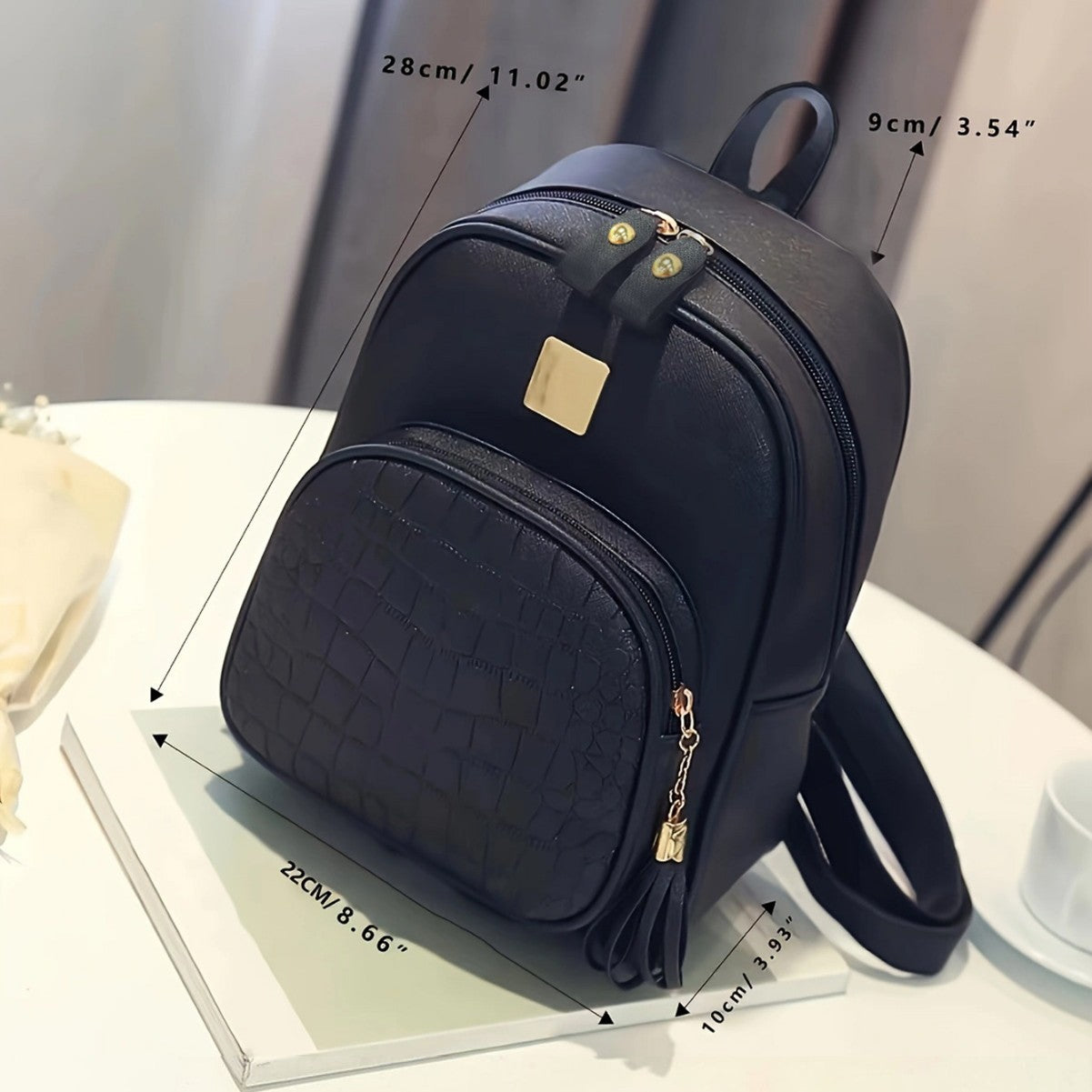 Modischer Rucksack mit Strukturiertem Material Brehn