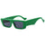 Architektonische Statement Sonnenbrille