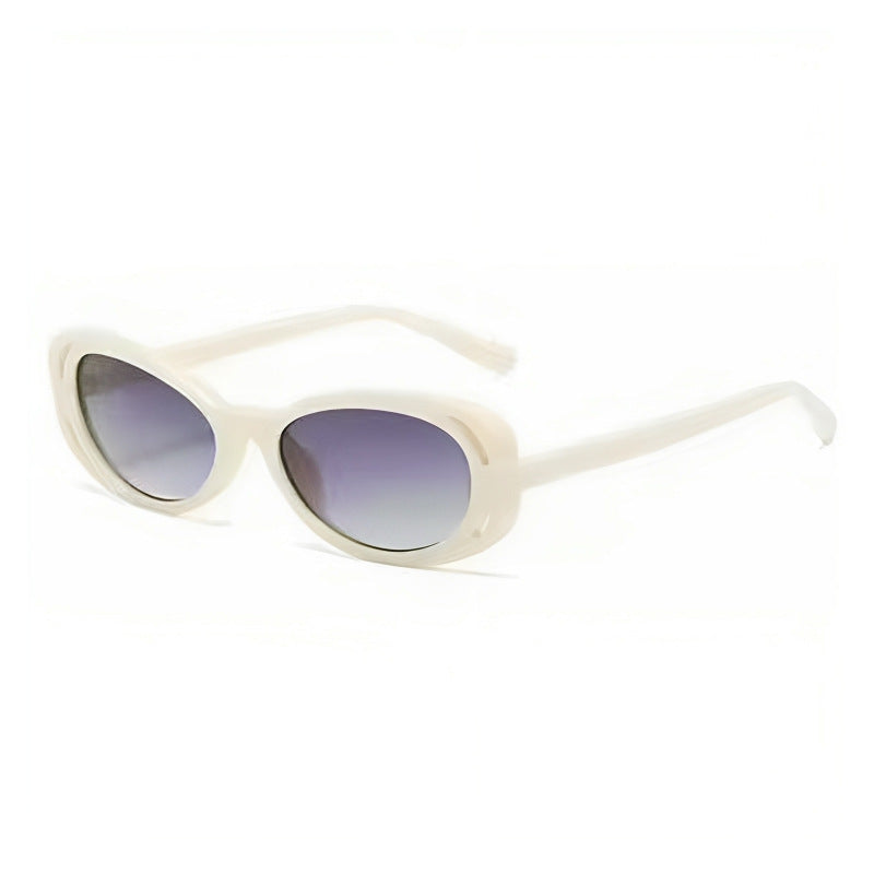Damen Cat-Eye Sonnenbrille mit elegantem, transparentem Rahmen und UV-Schutz Brehn