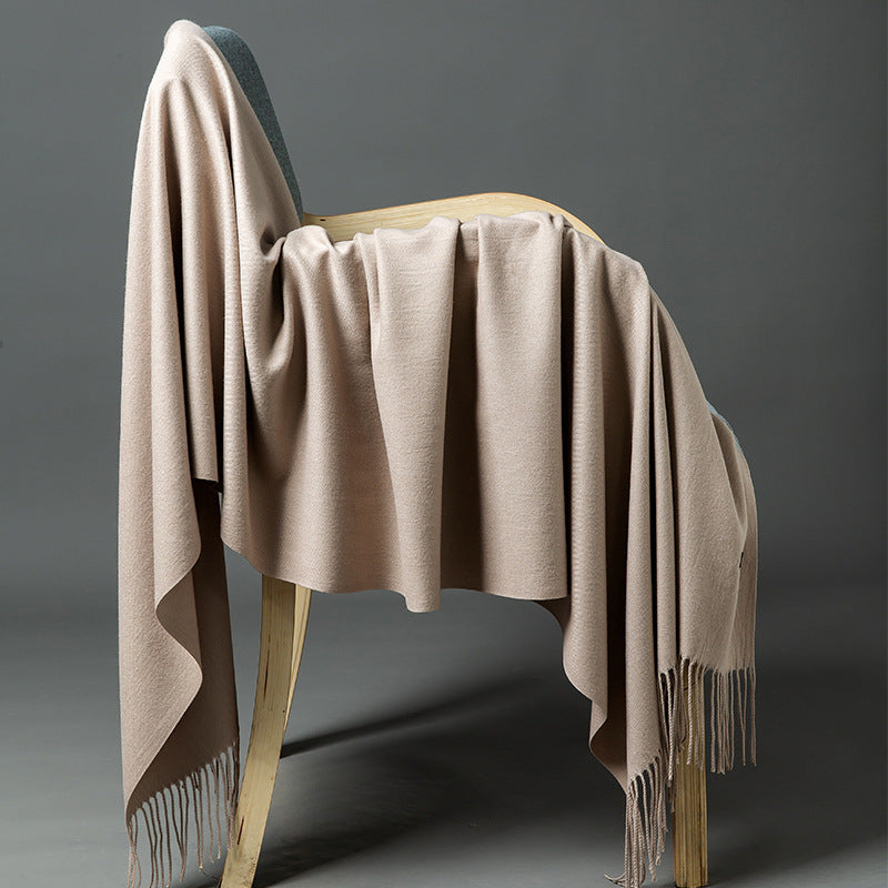Luxuriöse Cashmere-Mischung Wurfdecke