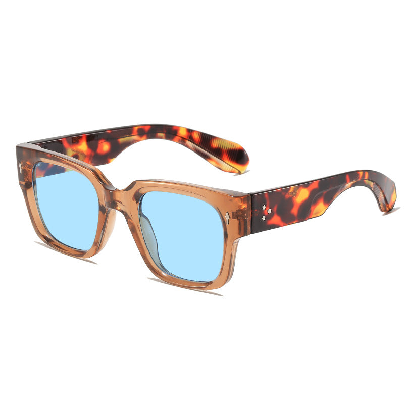 Bold Chunky Vintage Square Sonnenbrille Brehn