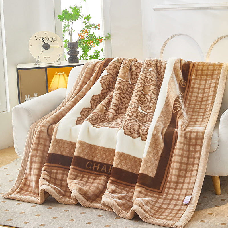 Damen Kuschelige Fleece-Decke mit Tiermotiv Brehn