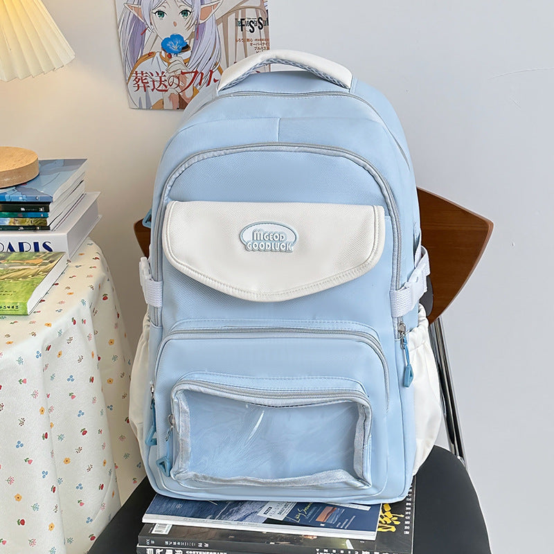 Modebewusster Multi-Taschen Schul Rucksack
