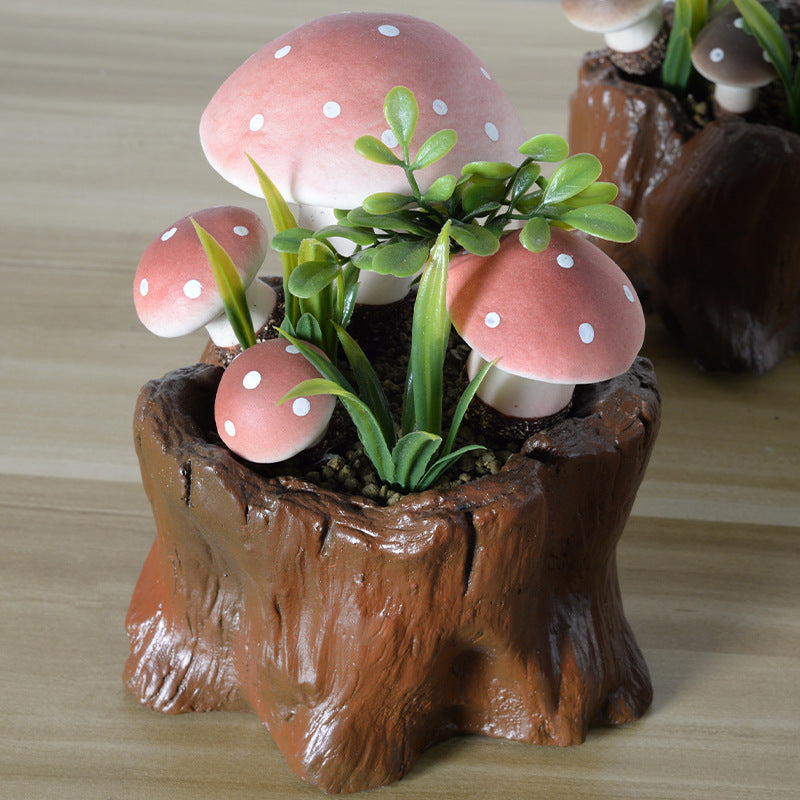 Dekorative Pilzpflanzen-Skulptur