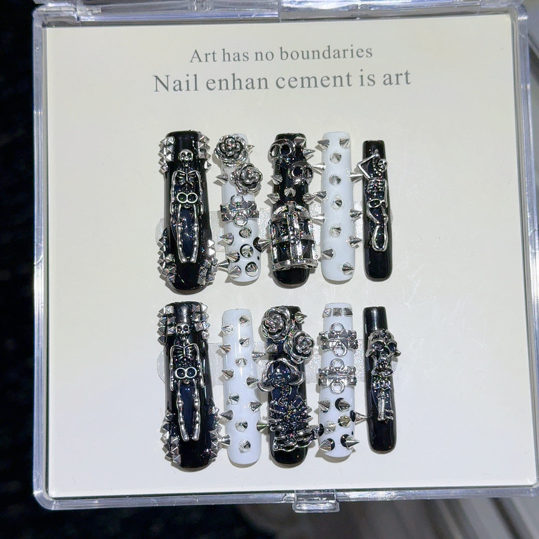 Gothic-Themen Nagelkunst Set