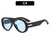 Übergroße retro-inspirierte Shield-Sonnenbrille