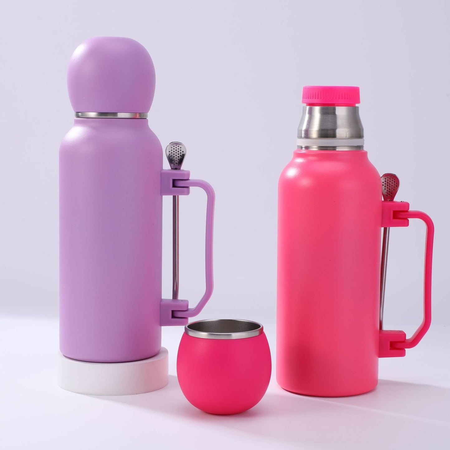 Damen praktische Isolierflasche mit integriertem Teesieb Brehn