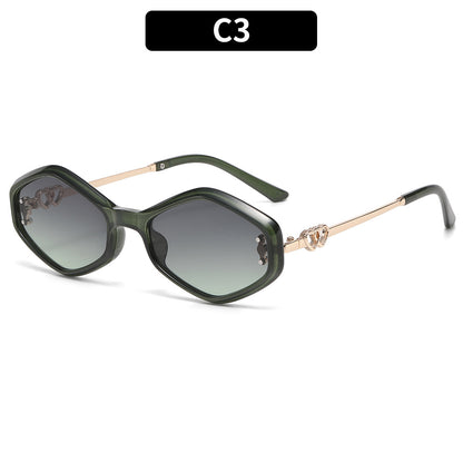 Chic Übergröße Sechseckige Sonnenbrille