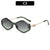 Chic Übergröße Sechseckige Sonnenbrille