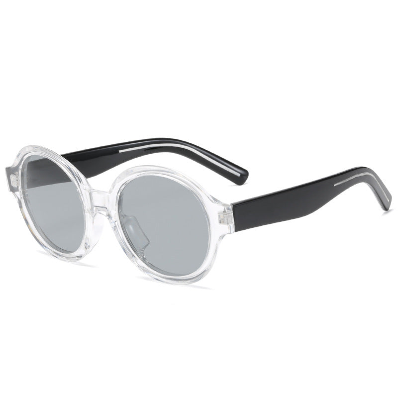 Damen modische Sonnenbrille im stilvollen runden Design Brehn