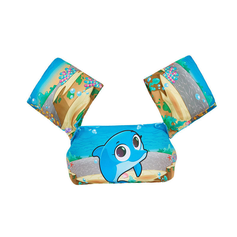 Damen Aufblasbare Schwimmhilfe mit farbigem Flamingo-Design Brehn