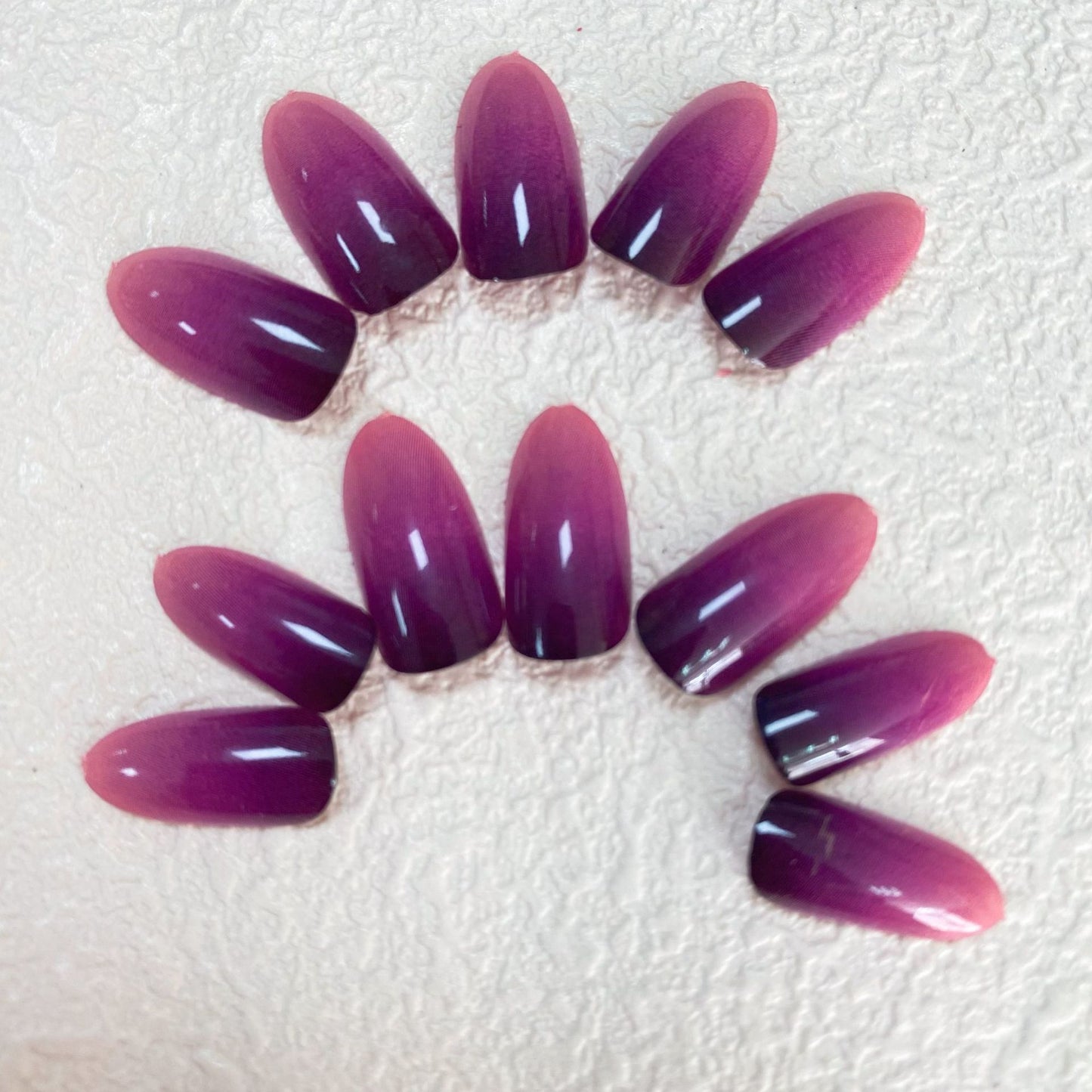 Gradient Ombre Press-On-Nagelspitzen Brehn