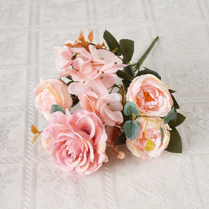 Lush Realistische Blumenstrauß Arrangement