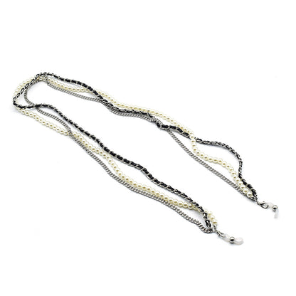 Elegante Mehrstrang-Perlen-Brillenband Brehn