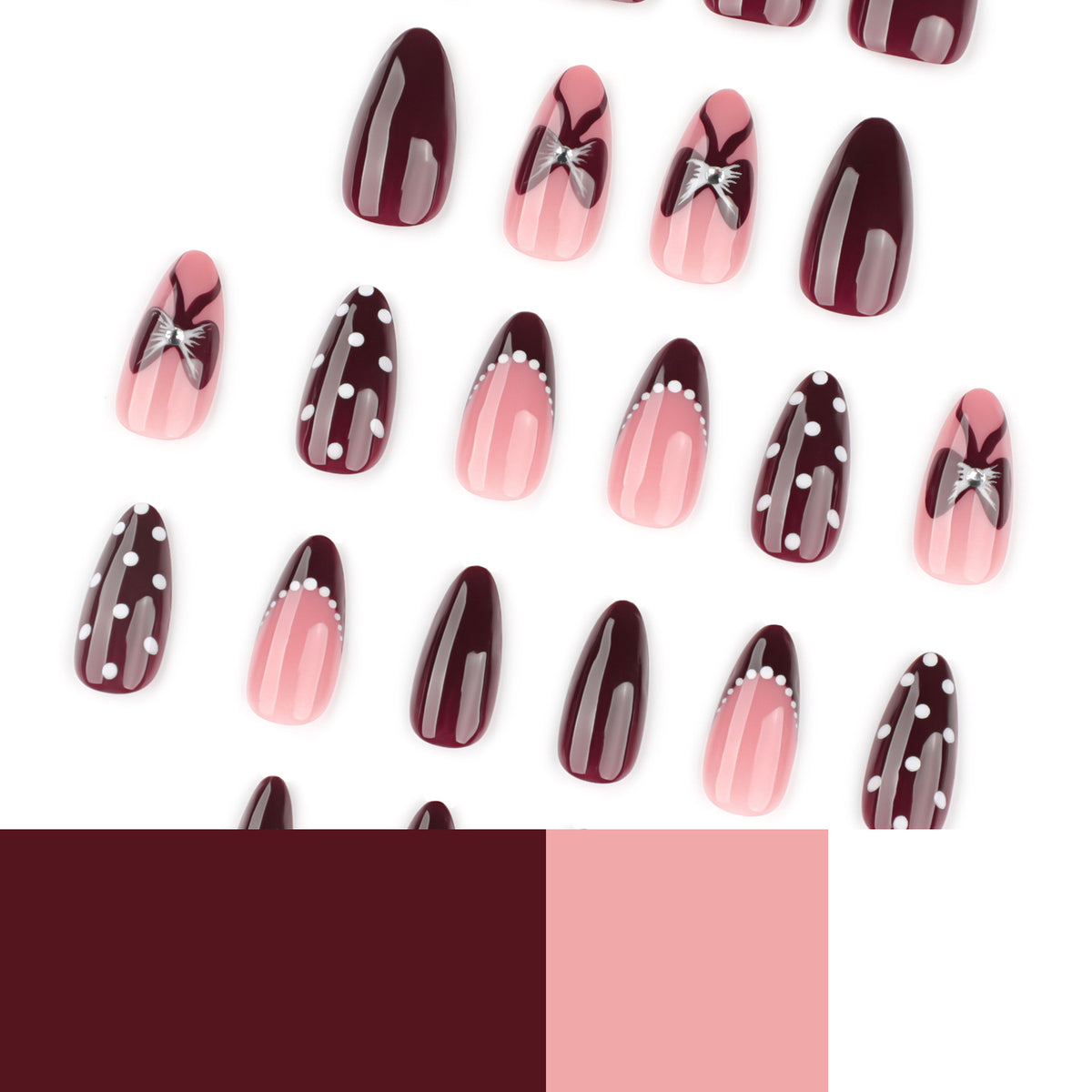 Kunstvolle Nageldesigns mit floralen und geometrischen Akzenten Brehn
