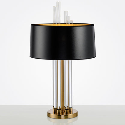 Elegante Kristallglas Tischlampe