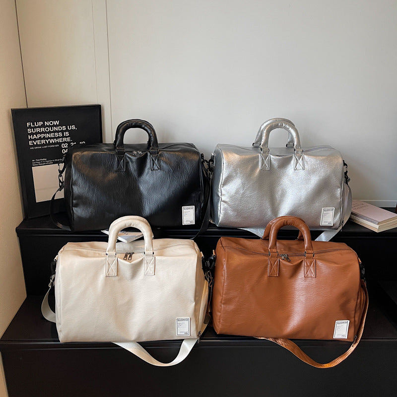 Premium Leder Reise Holdall Brehn