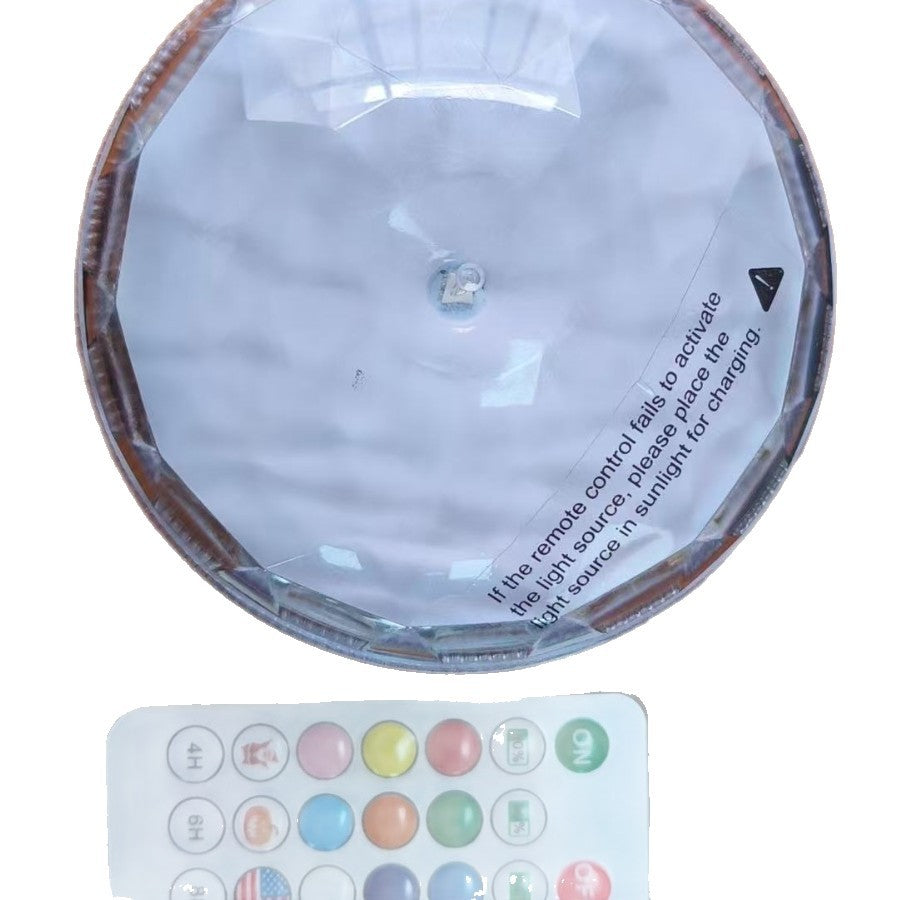 Schwebende Solar RGB Poollichter mit wasserdichtem LED-Ring und Dämmerungs- bis Tageslichtsensor Brehn