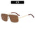 Geometrische stilvolle quadratische Sonnenbrille