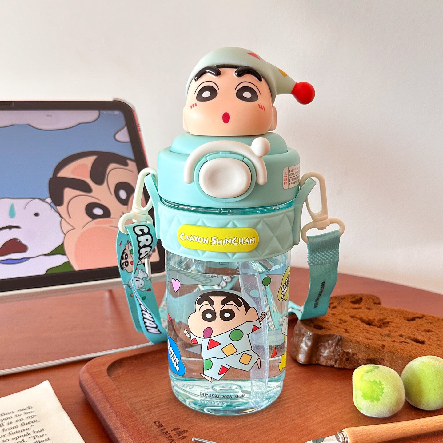 Damen Kinder-Trinkflasche mit Anhänger Brehn