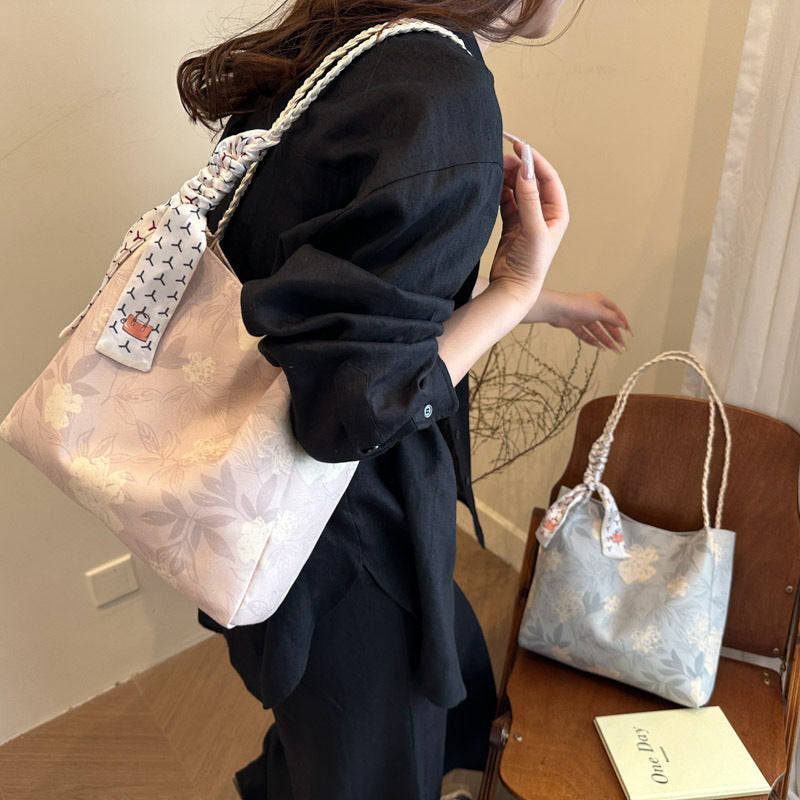 Blumenmuster Schulter Tote Bag Brehn