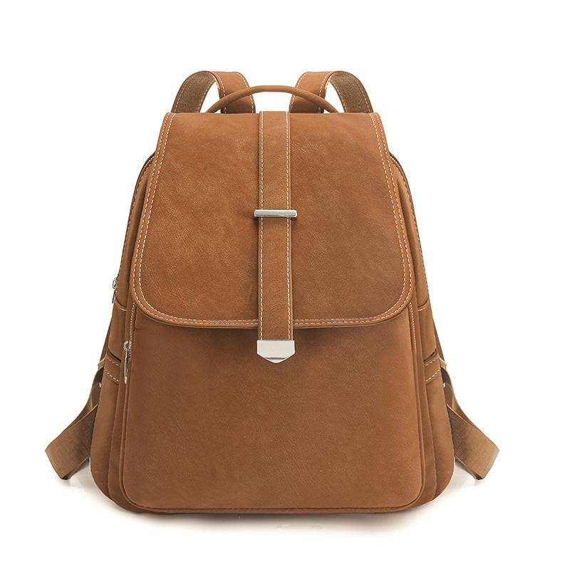 Stylischer Faux-Leder-Rucksack Brehn