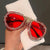 Damen Glamouröse Statement-Sonnenbrille mit einzigartigem Insektendesign Brehn