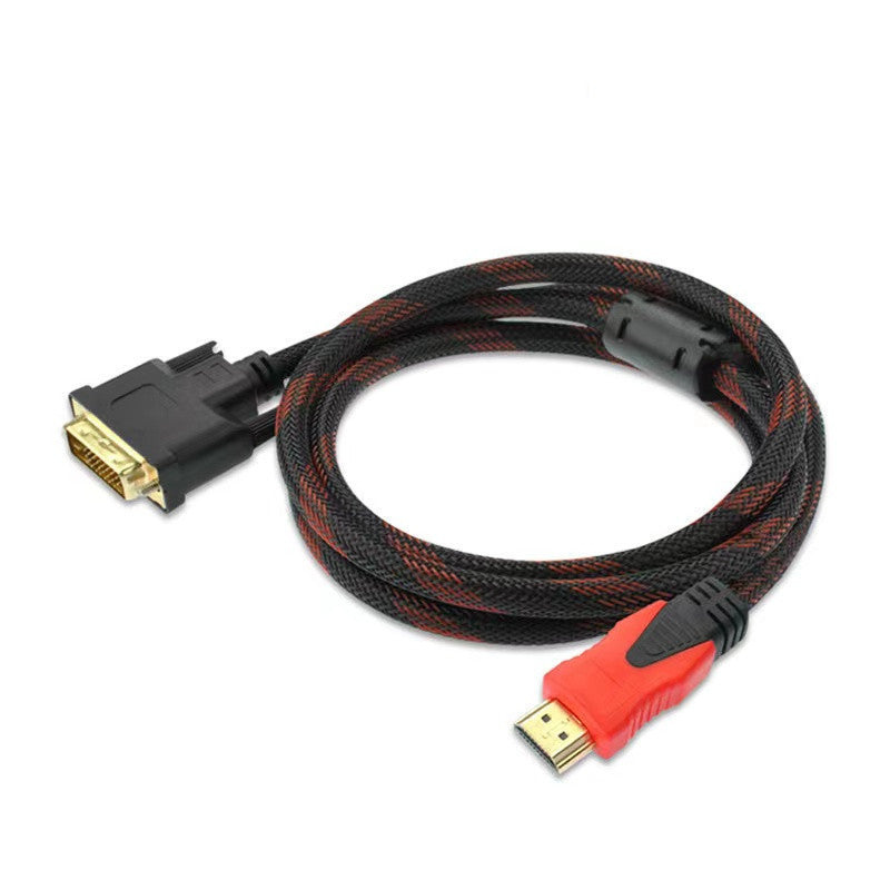 Hochgeschwindigkeits-HDMI-zu-DVI-Video-Kabel mit strapazierfähigem geflochtenem Mantel Brehn