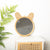 Runde Wandspiegel mit Rattan-Design Brehn