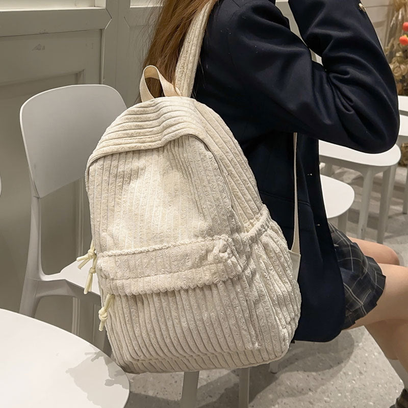 Texturierter gerippter Freizeit-Rucksack Brehn